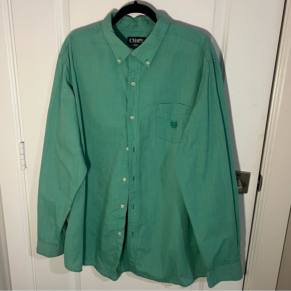 Chaps Green Men's Shirt